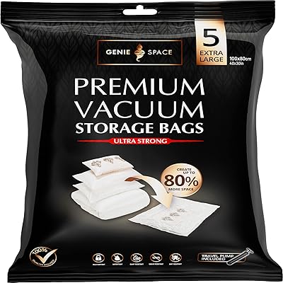 Sacs sous vide genie space xl - paquet de 5, extra large |