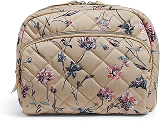 Trousse de maquillage plate iconic performance de vera bradley pour femmes noir