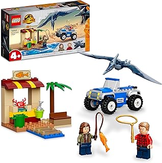 Lego jurassic world 76943 ensemble de poursuite du ptéranodon (91 pièces)