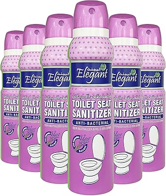 Spray désinfectant pour lunette de wc elegant paquet de 6 150