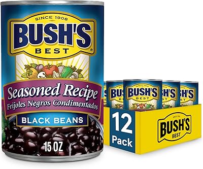 La meilleure recette de haricots noirs en conserve de push (paquet de 12)