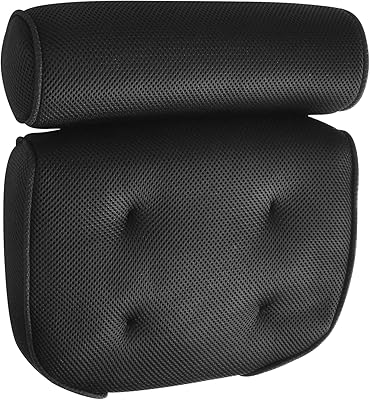 Oreiller de bain en maille 3d alink avec 4 ventouses pour soutien