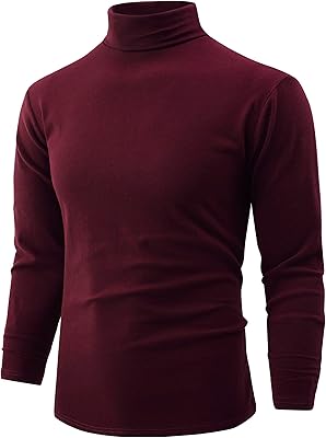 Aixdir pull à col roulé pour hommes, coupe simple et décontractée, hauts tricotés à col roulé. Diaytar : Où chaque achat est une victoire pour votre budget
