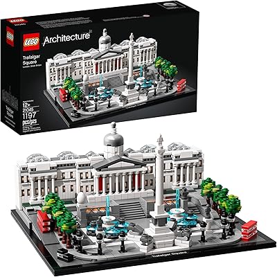 Lego architecture 21045 kit de construction trafalgar square (1197 pièces)