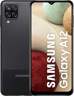 Samsung galaxy a12 - smartphone 128 go, 4 go ram, double sim, noir