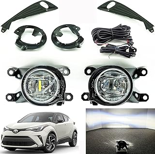 Feux antibrouillard led intégrés compatibles avec toyota chr c-hr 2020 2021