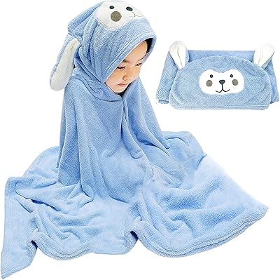 Serviette de bain à capuche super douce pour bébé, couverture de peignoir très