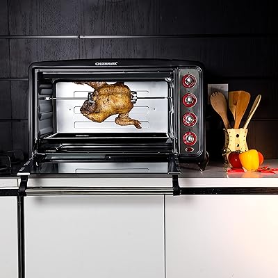 Four électrique olsenmark avec grille à convection et grill, 75 litres