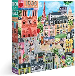 Aibo piece and love paris in a day puzzle rectangulaire de 1 000