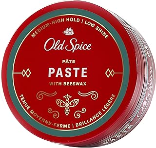 Pâte coiffante pour hommes old spice, tenue moyennement élevée/faible brillance, nouvelle formule 63