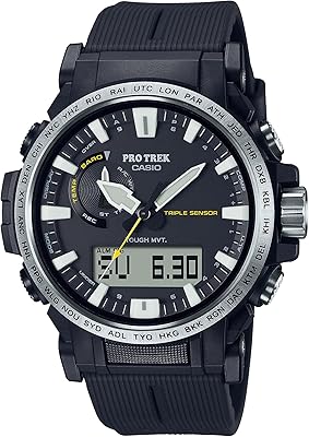 Montre de sport écologique à énergie solaire casio protrek tough avec altimètre