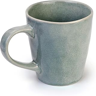 Tasse en céramique en porcelaine pour thé et café shalo 380 ml, vert
