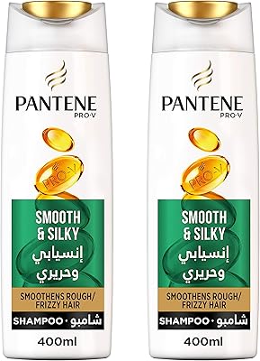 Pantene - shampoing cheveux lisses et soyeux" 400 ml - paquet de 2