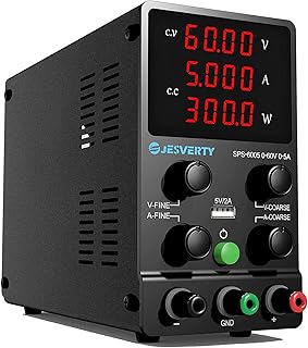 Jesverti sps-6005 alimentation cc variable réglable 60 v 5 a avec écran led