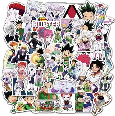 10 / 30 / 50 pièces/paquet hunter x hunter anime autocollants ordinateur portable