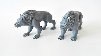 Hero creations warg - dire wolf - miniature pour dungeon and dragons pathfinder - non peint - gris. Diaytar : Des prix qui défient toute concurrence