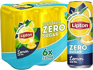 Thé glacé au citron litbon sans sucre - 6 paquets 320 ml