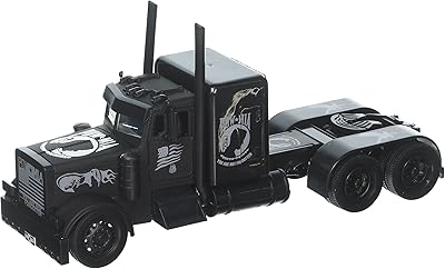 Jouet de camion peterbilt pow-mia blackout 379 à l'échelle 1:32