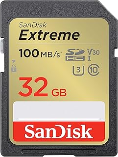 Carte mémoire sandisk extreme sdhc uhs i 32 go c10 u3 v30 4k