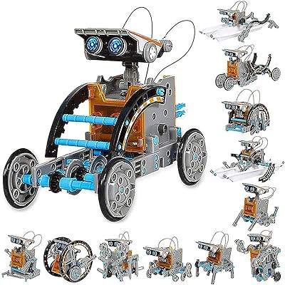 Steam robot éducatif à énergie solaire 12 en 1 190 pièces jouets éducatifs