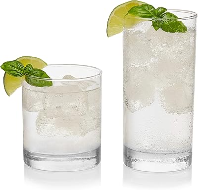 Ensemble de tasses et verres libye provence rocks, 16 pièces