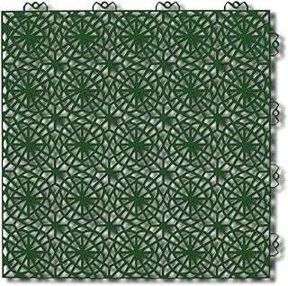 Mats inc. tuile de terrasse extérieure pergo xl 2,5" x 8,5", herbe printanière