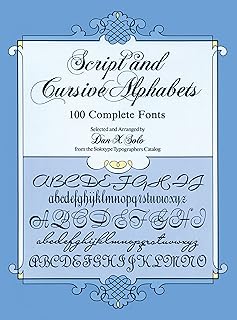 Script et alphabets cursifs : 100 polices complètes