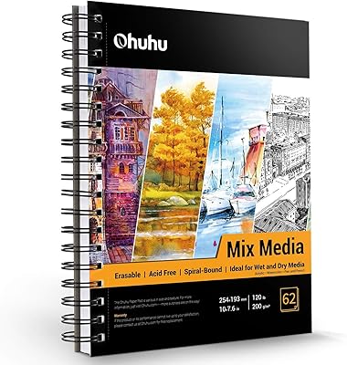 Carnet de croquis d'art mixte o ho 120 lb 200 g m2 papier