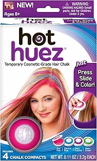 4 couleurs de craie de coloration temporaire pour cheveux