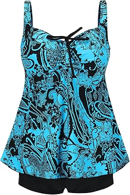 Maillots de bain grande taille pour femmes, tankini, contrôle du ventre, cover-up, maillot