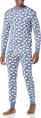 Ensemble pyjama en tricot amazon essentials pour hommes, ours polaire, grand