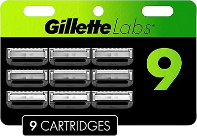 Rasoirs rechargeables gillette labs, compatibles avec gillette labs avec barre exfoliante gillette
