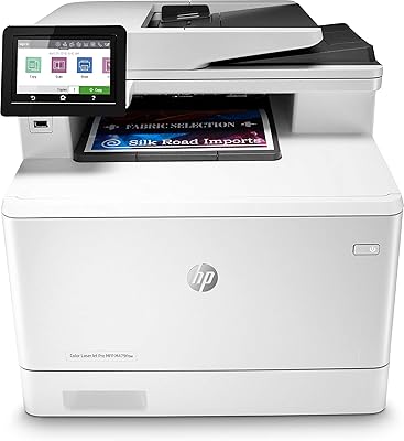 Imprimante multifonction hp color laserjet pro mfp m479fnw pour impression, copie, numérisation, télécopie