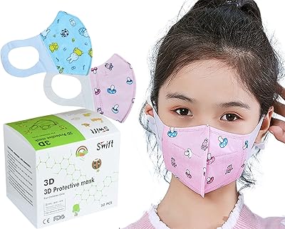 Masque enfant 3d swift, 50 pièces (conception mixte)