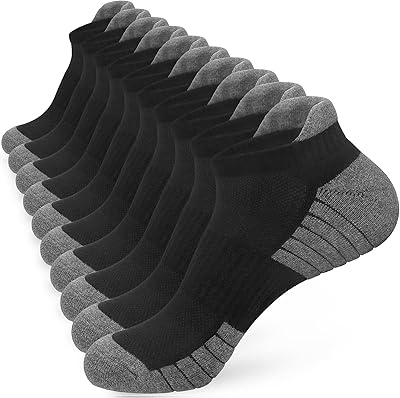 Chaussettes de course à pied pour hommes, blanches et noires, chaussettes de sport