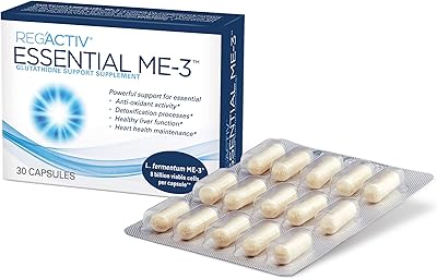 Reg'activ essential me-3, 30 gélules. un probiotique producteur de glutathion qui délivre du