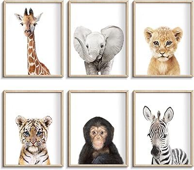 Ensemble de 6 pièces décoration murale pour chambre d'enfants image