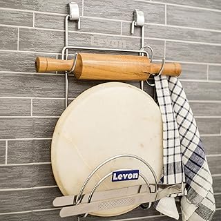 Support suspendu levon en acier inoxydable | pivotant avec support à pinces