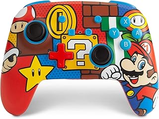 Manette sans fil améliorée powera pour nintendo switch – mario pop nintendo switch