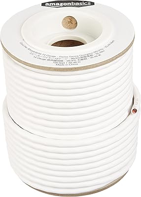 Câble de haut-parleur amazonbasics de calibre 14 - cuivre sans oxygène à 99,9