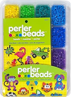 Plateau de perles fusibles perler assorti pour l'artisanat des enfants avec livre