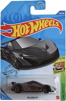 Hot wheels mclaren p1,149/250 exotics 9/10 petite voiture, gris foncé