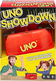 Jeu de cartes familial uno showdown quick draw avec 112 cartes et unités
