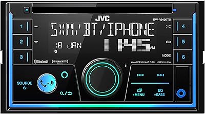 Récepteur stéréo de voiture bluetooth jvc kw-r940bts avec port usb