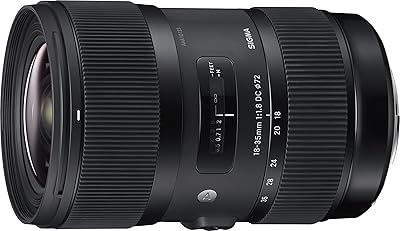 Objectif sigma 1.8 dc hsm art pour canon 18-35mm
