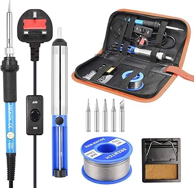 Kit fer à souder souder électronique sremtch 60w 220v avec interrupteur