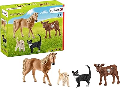 Ensemble de jeu shlike farm world cadeaux de ferme pour enfants ensemble