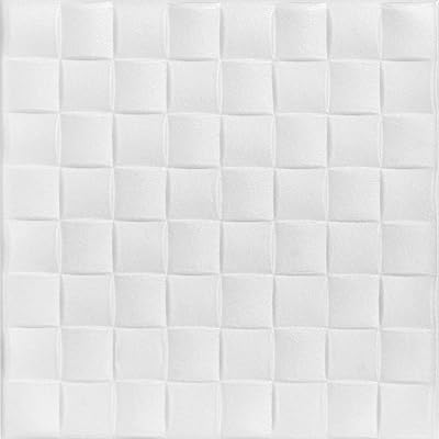 Carrelage de plafond en mousse tissée brillante a la maison ceilings r25