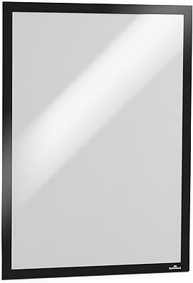 Cadre magnétique autocollant duraframe durable | a3 noir | paquet de 6 |