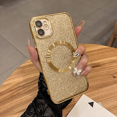 Awok shiny magnetic cover compatible avec iphone 11 [compatible avec magsafe] coque mobile
